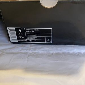 Jordan V.5 Grown Canvas Low